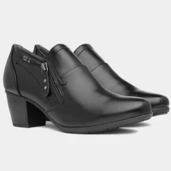 Soft Line Womens Black Court Shoes