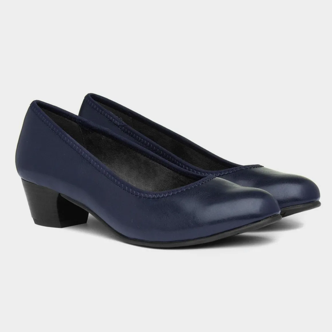 Soft Line Womens Navy Court Shoe