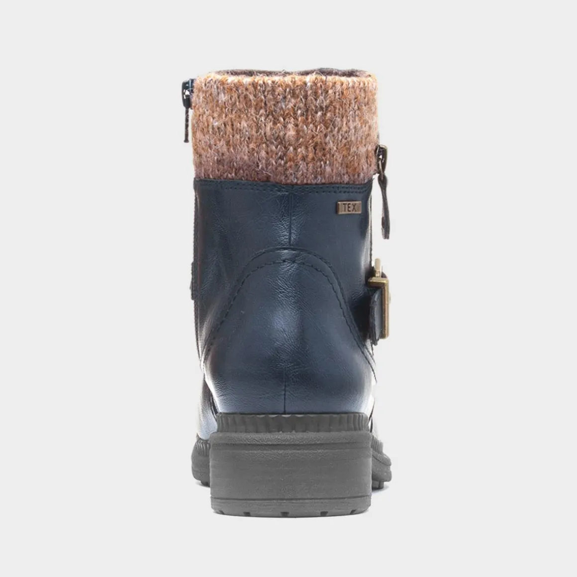 Soft Line Wyoming Womens Navy Zip Up Boot