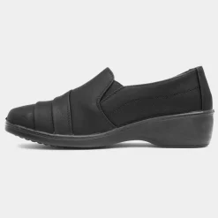 Softlites Dawn Womens Black Slip On Shoe