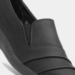 Softlites Dawn Womens Black Slip On Shoe