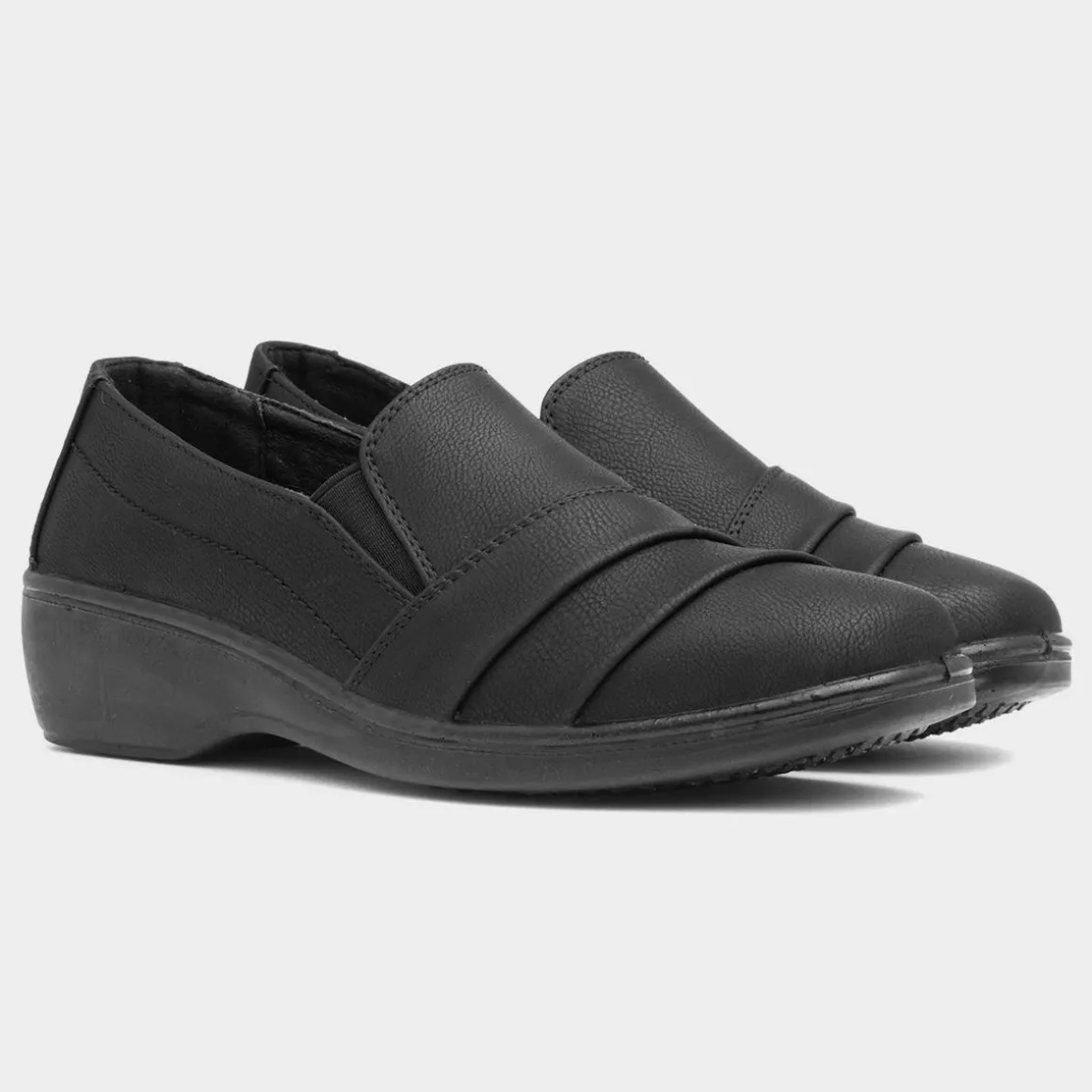 Softlites Dawn Womens Black Slip On Shoe