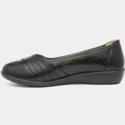 Softlites Deb Womens Black Casual Pump