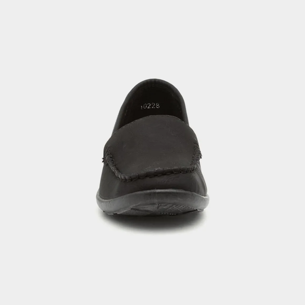 Softlites Dee Womens Black Casual Loafer Shoe