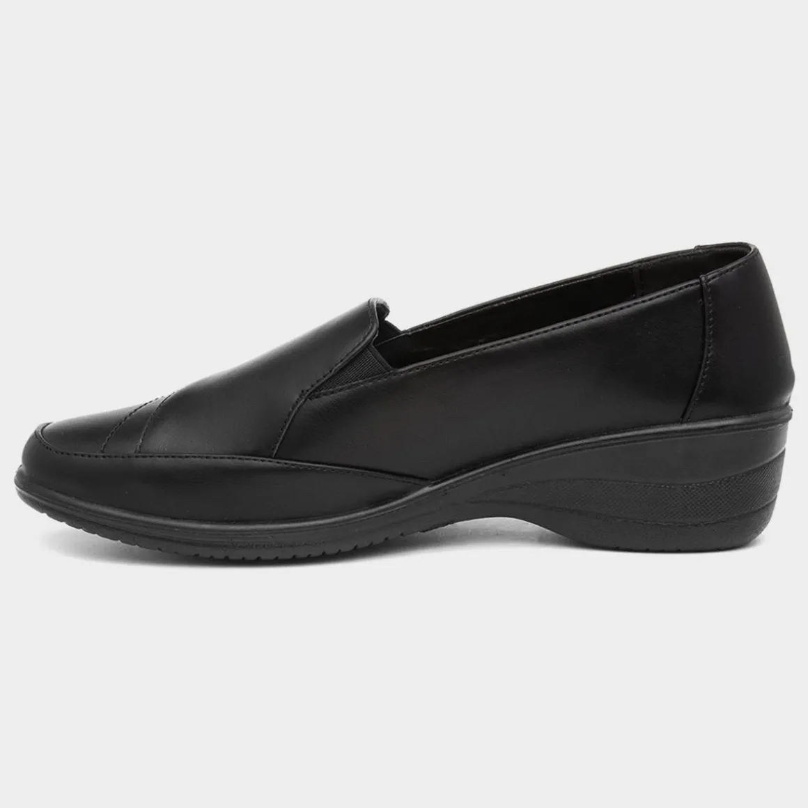 Softlites Dora Womens Black Slip On Casual Shoe