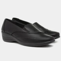 Softlites Dora Womens Black Slip On Casual Shoe