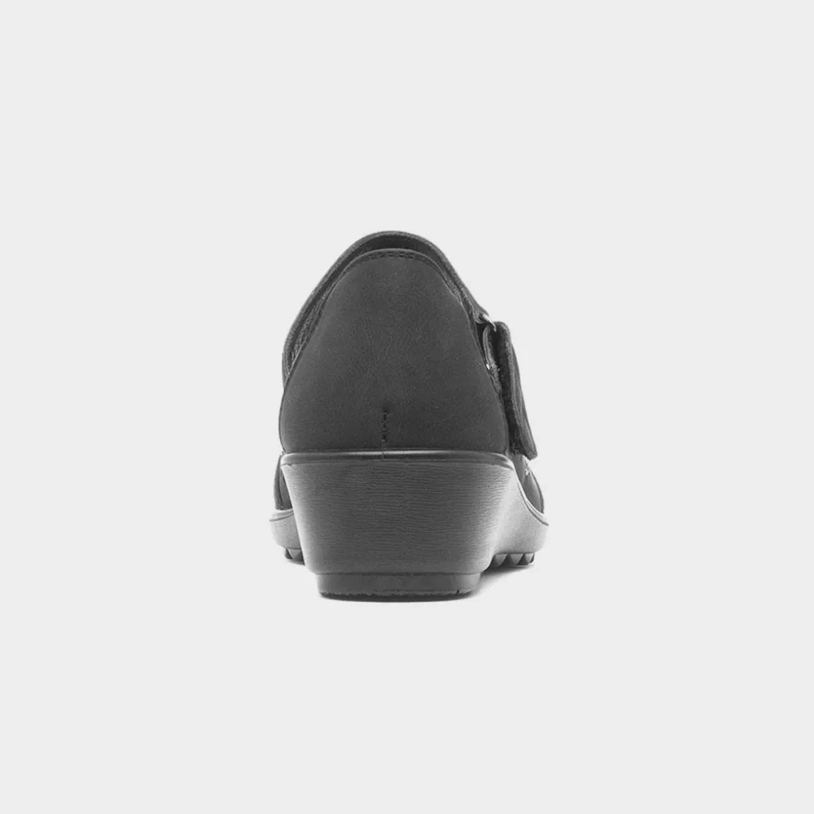 Softlites Dorit Womens Black Easy Fasten Shoe