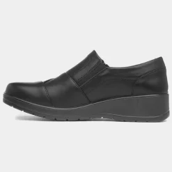 Softlites Dorothy Womens Black Wedge Casual Shoe