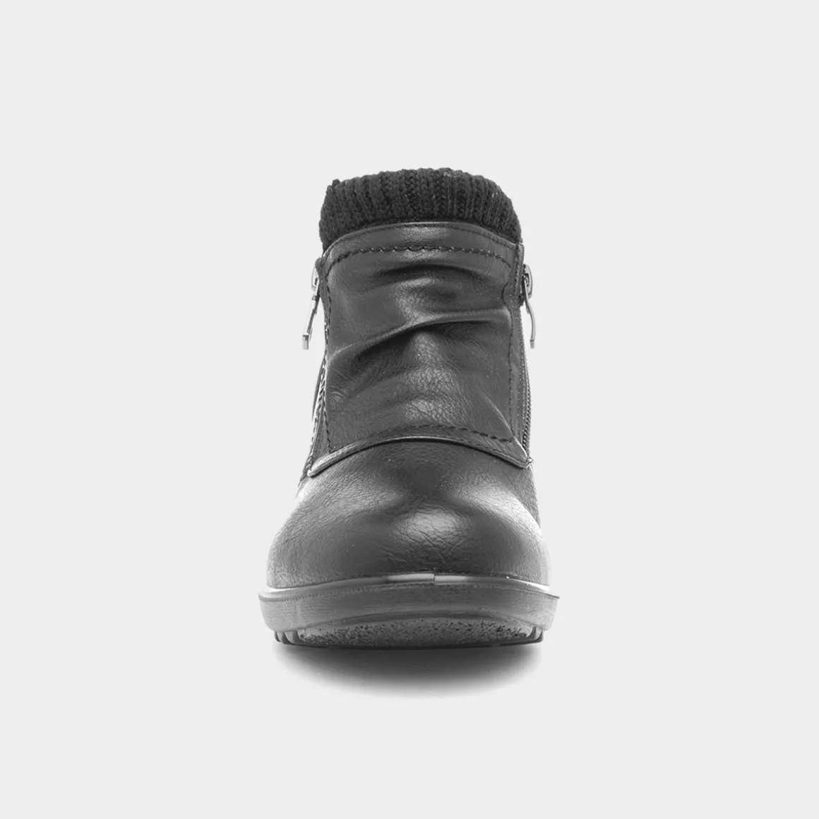 Softlites Jan Womens Black Wedge Ankle Boot