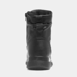 Softlites Jane Womens Black Faux Fur Lined Boot