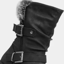 Softlites Joey Womens Black Zip Up Boot
