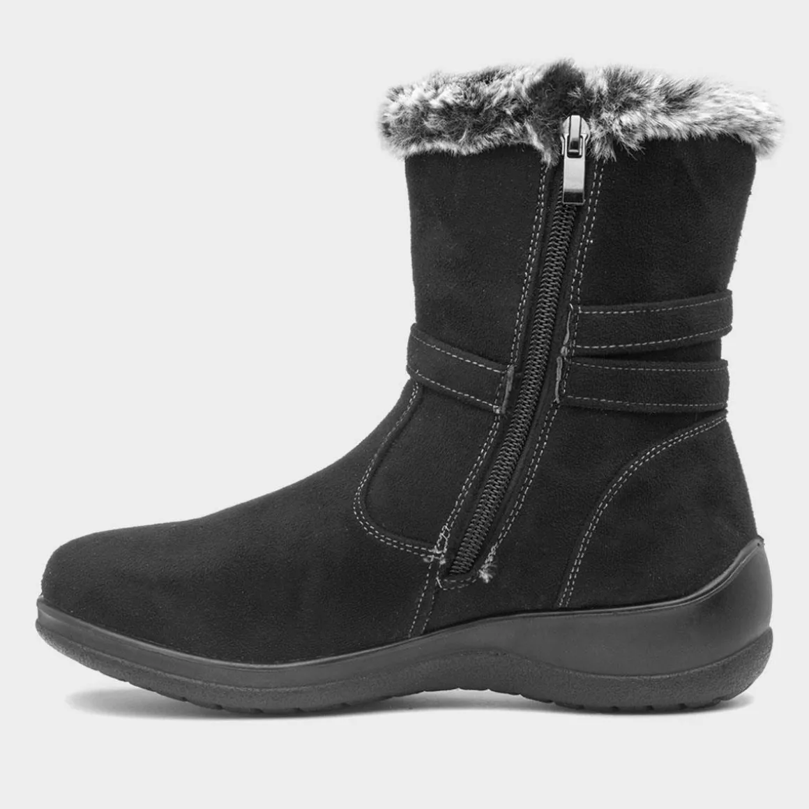 Softlites Jolene Womens Black Calf Boot