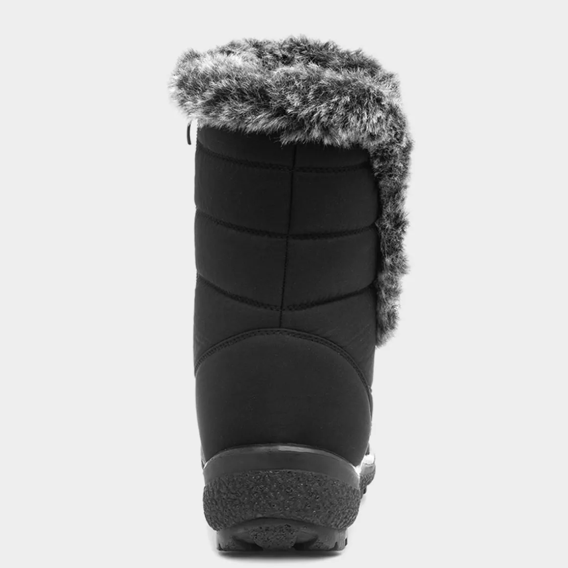 Softlites Joy Womens Black Faux Fur Boot