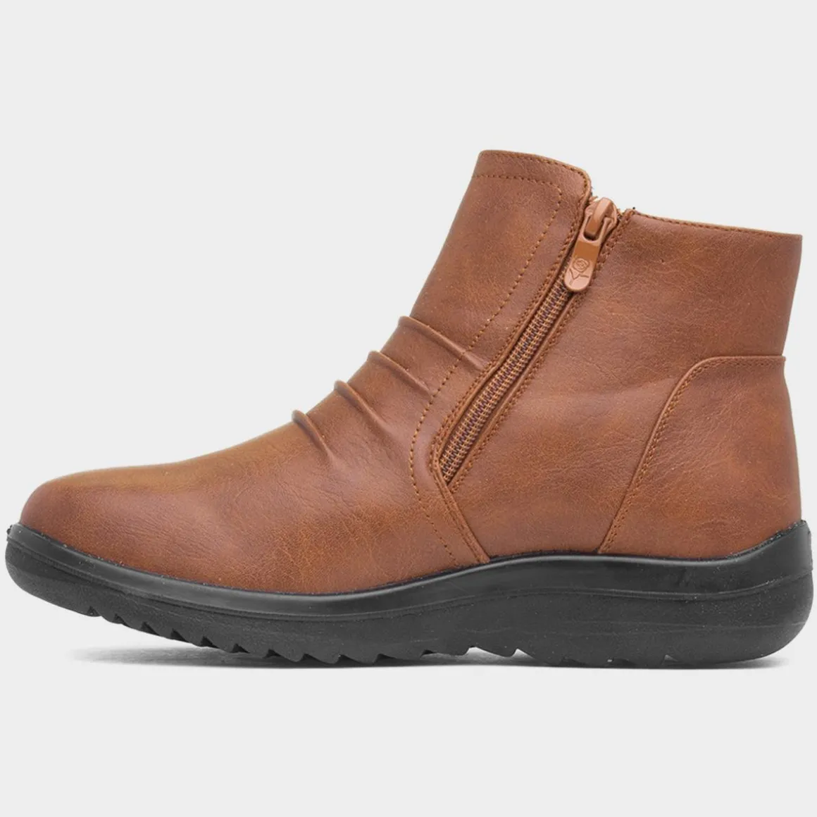 Softlites Joyce Womens Tan Ankle Boot