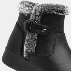 Softlites Judy Womens Black Ankle Boot
