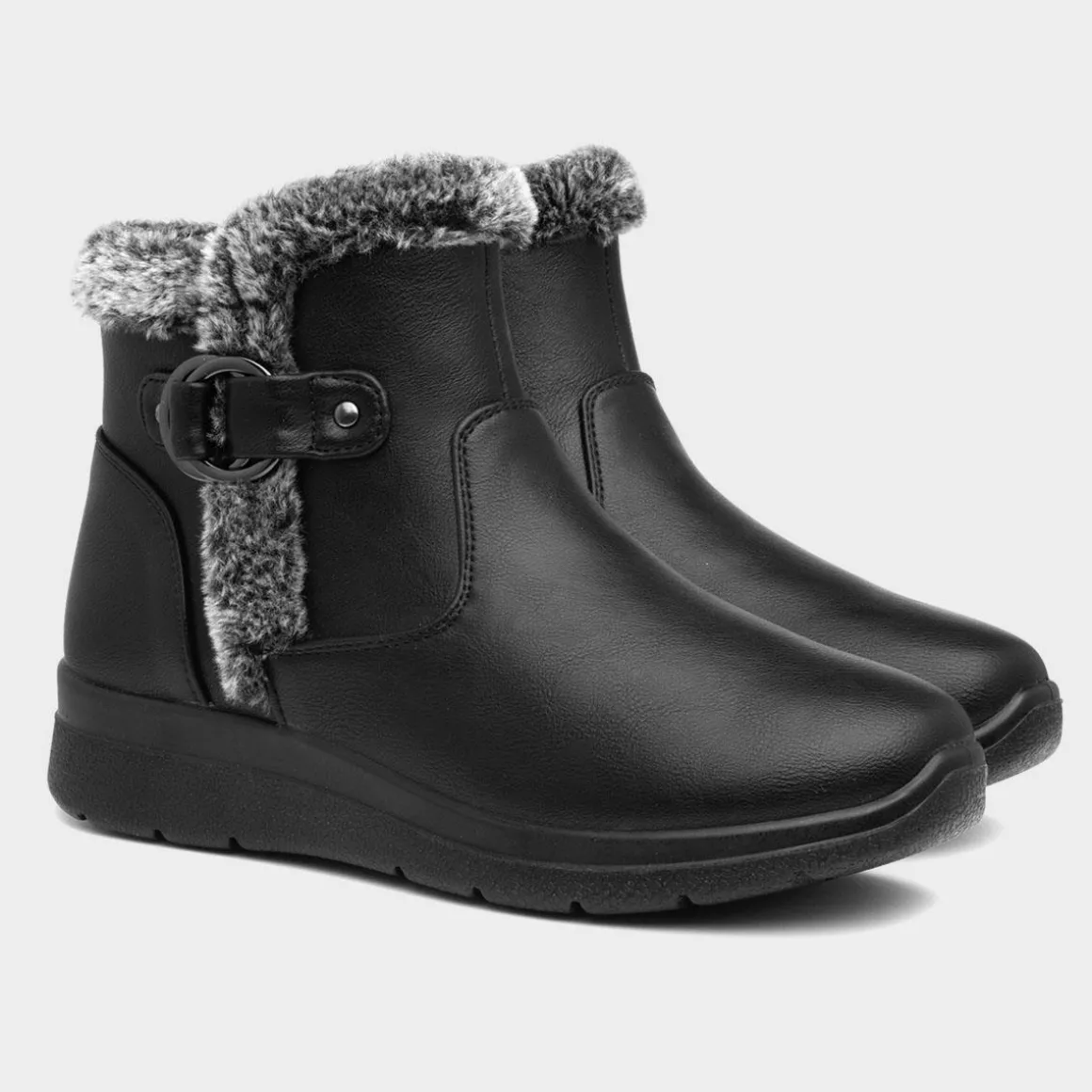Softlites Judy Womens Black Ankle Boot