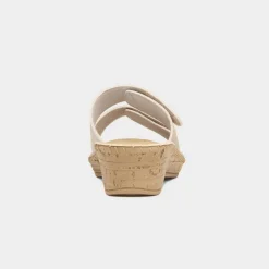 Softlites Sheila Womens Beige Mule Sandal