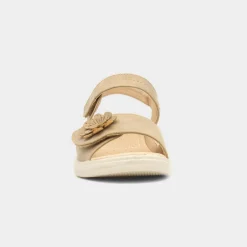 Softlites Shelby Womens Taupe Easy Fasten Sandal