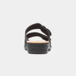 Softlites Shirley Womens Black Mule Sandal