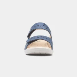 Softlites Susan Womens Blue Easy Fasten Sandal