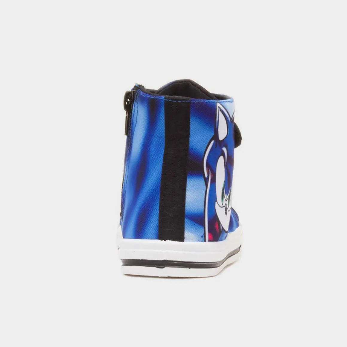 Sonic The Hedgehog Akira Kids Blue Hi Top Canvas