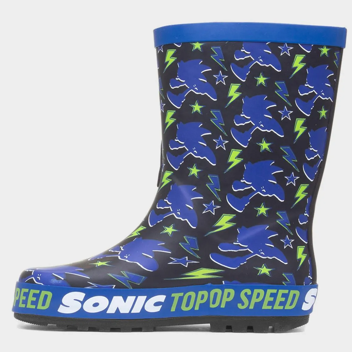 Sonic The Hedgehog Blake Kids Blue Welly