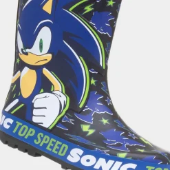 Sonic The Hedgehog Blake Kids Blue Welly