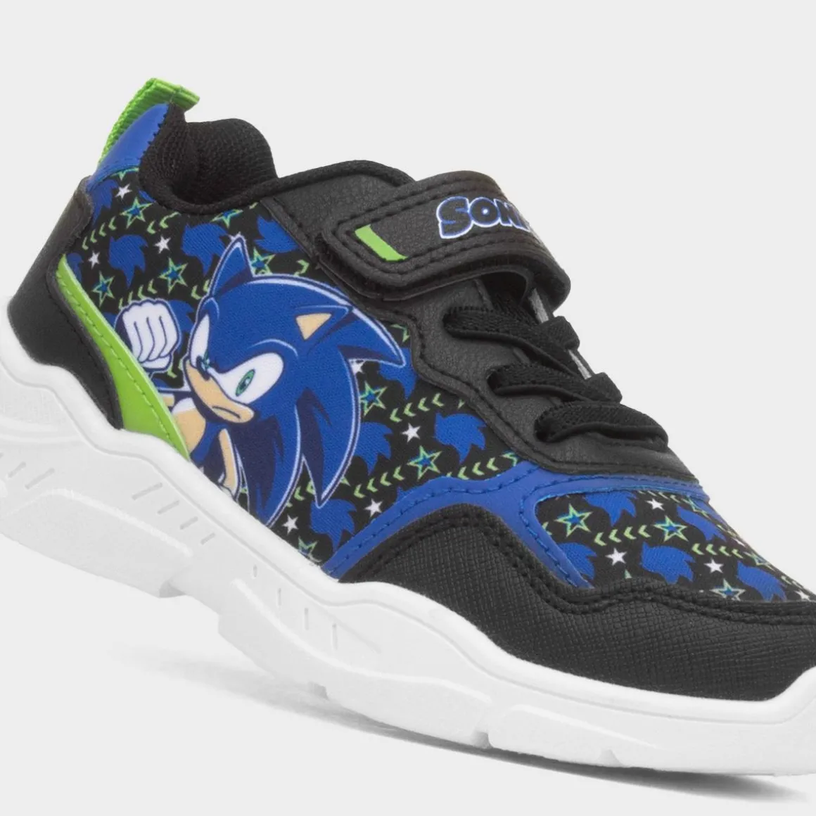 Sonic The Hedgehog Kai Kids Black Trainer