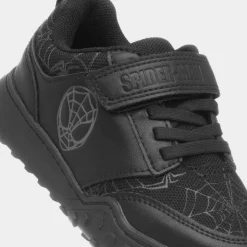 Spider-Man Kids Black School Shoes