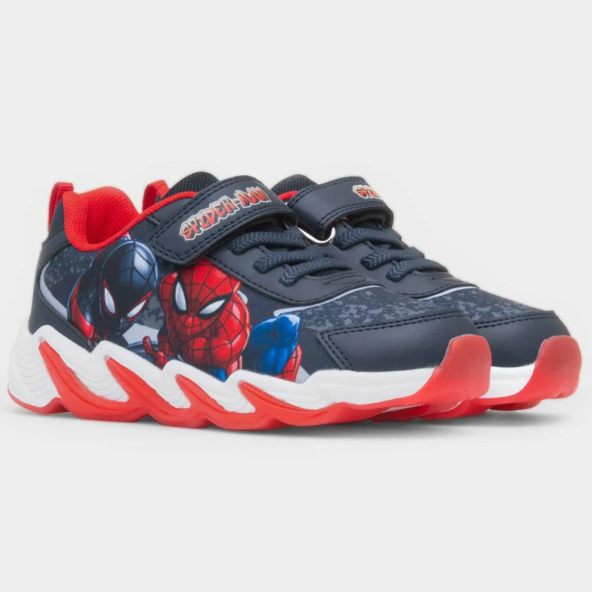 Spider-Man Kids' Navy Light Up Trainer