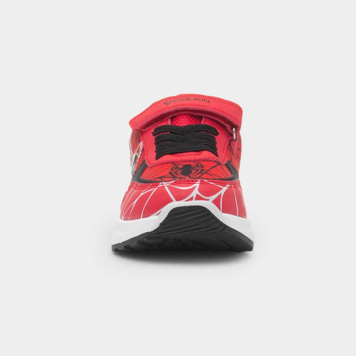Spider-Man Kids Red Easy Fasten Light Up Trainer