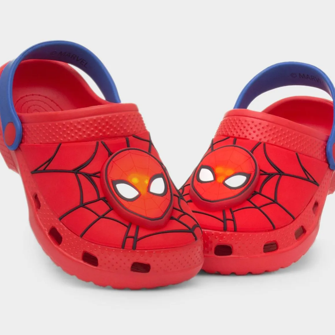 Spider-Man Kids Red Light Up EVA Clog