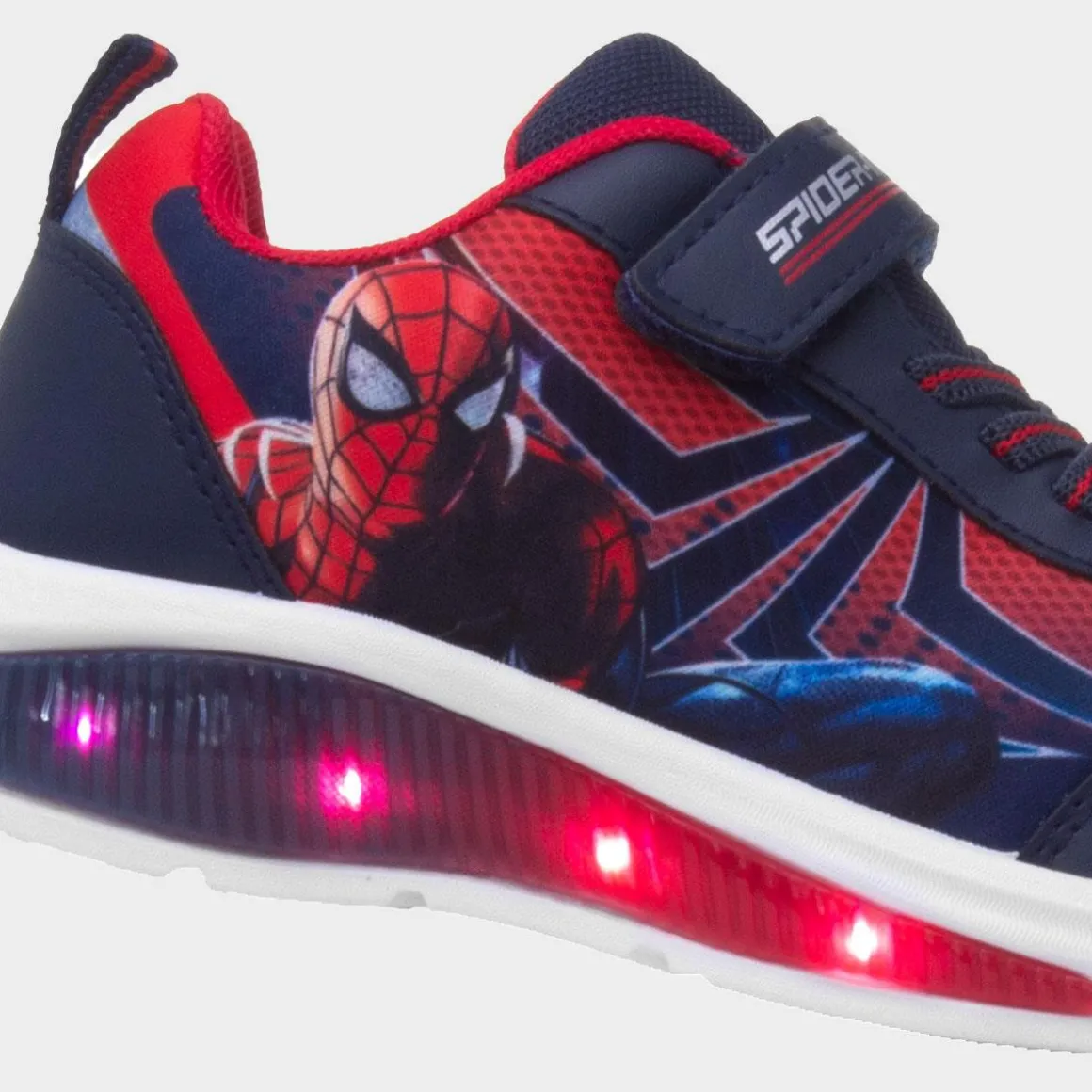 Spider-Man Kids Red Light Up Trainer