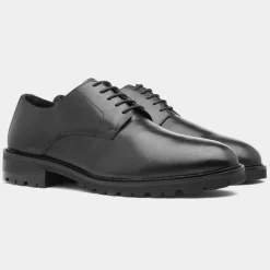 Stone Creek Arundel Mens Black Leather Shoe