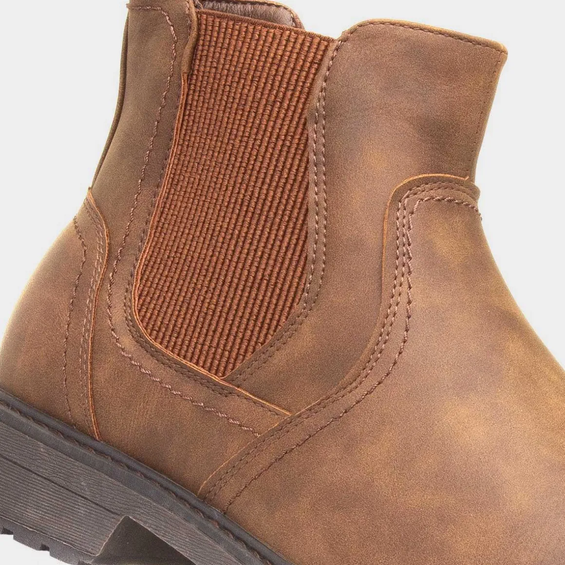 Stone Creek Atlas Mens Tan Chelsea Boot