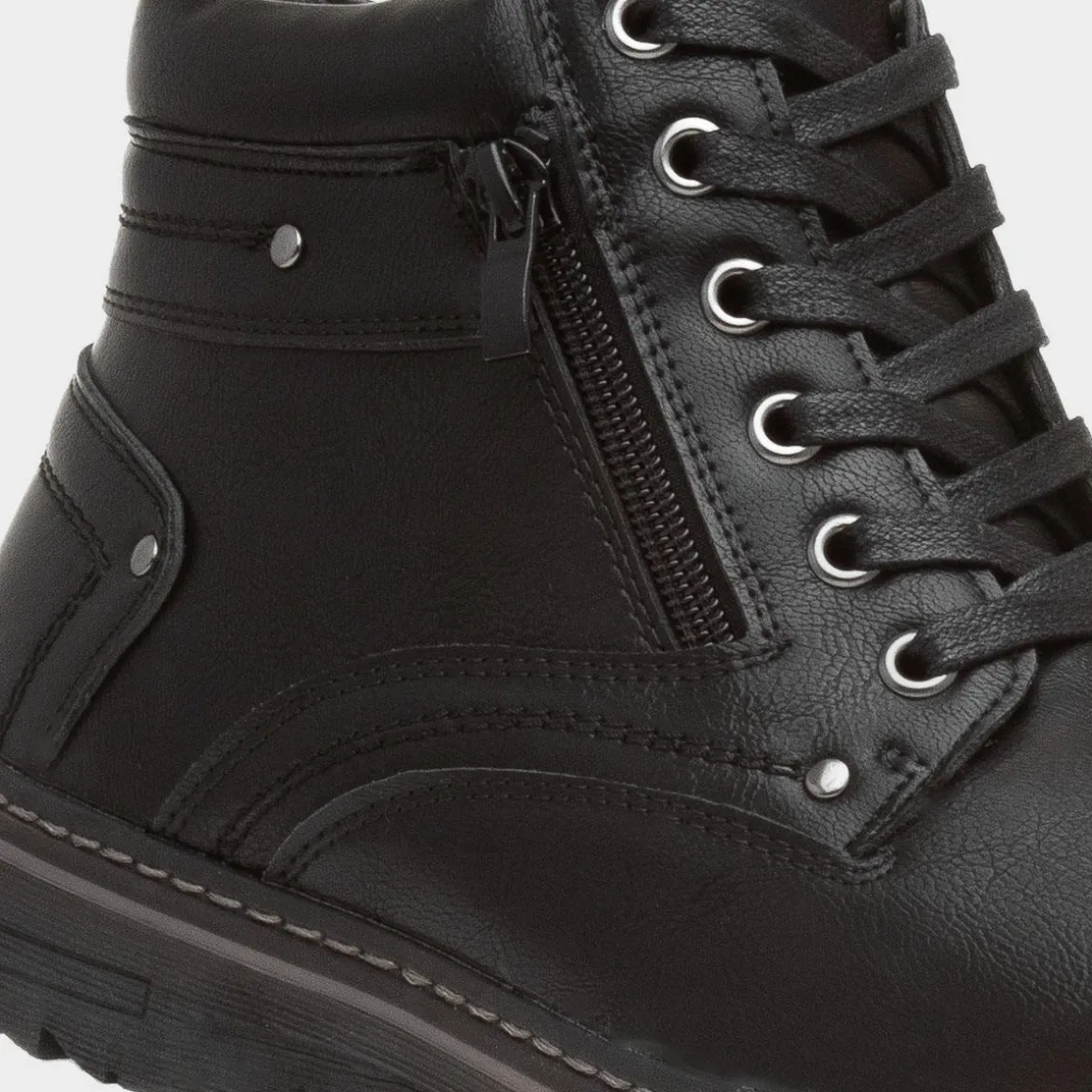 Stone Creek Cascade Mens Black Lace Up Boot
