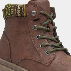Stone Creek Junior Arthur Kids Brown Zip Up Boot