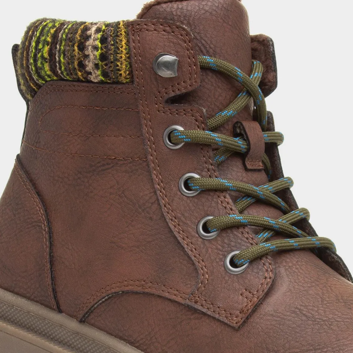 Stone Creek Junior Arthur Kids Brown Zip Up Boot