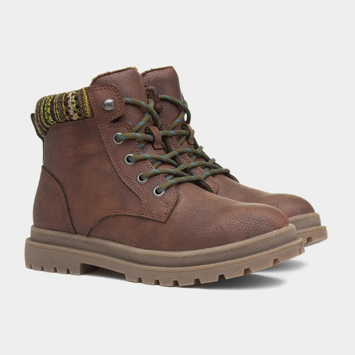 Stone Creek Junior Arthur Kids Brown Zip Up Boot