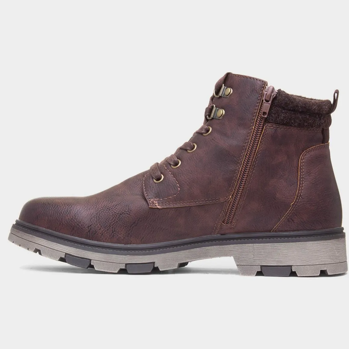 Stone Creek Nevada Mens Brown Lace Up Boot