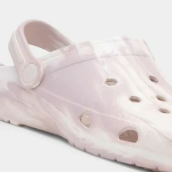 Summer Womens Cream Marble EVA Clog
