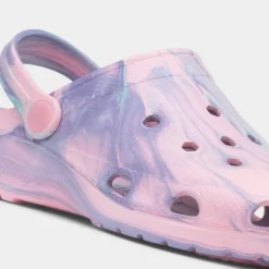 Summer Womens Pink Marble EVA Clog