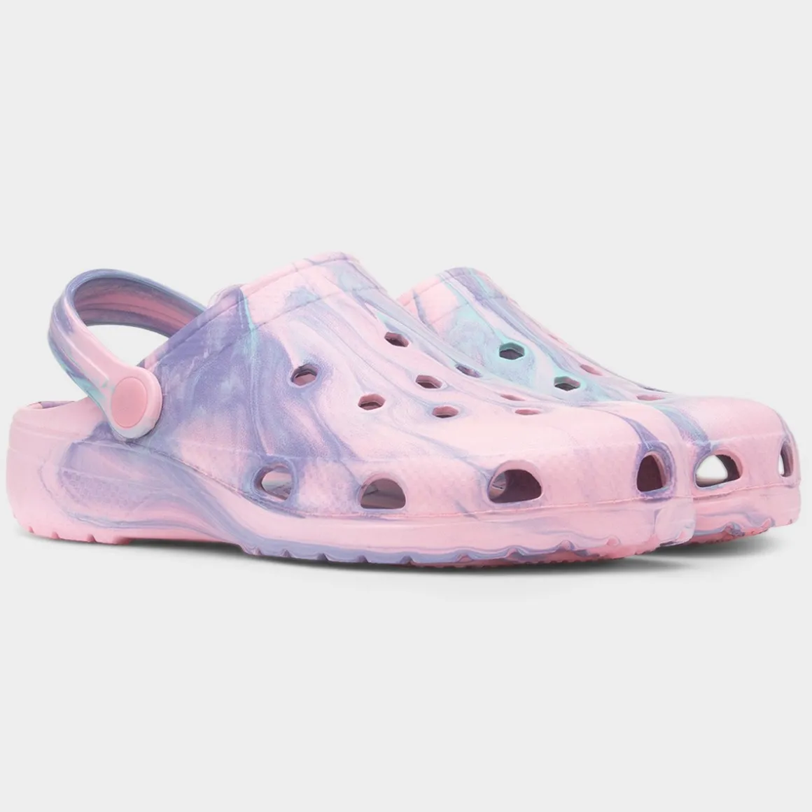 Summer Womens Pink Marble EVA Clog