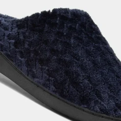 The Slipper Company Cal Mens Navy Mule