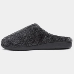 The Slipper Company Cal Mens Grey Mule