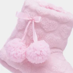 The Slipper Company Cherish Girls Pink Bootie