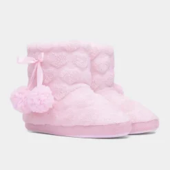 The Slipper Company Cherish Girls Pink Bootie