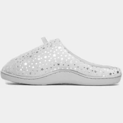 The Slipper Company Clara Womens Grey Mule Slipper