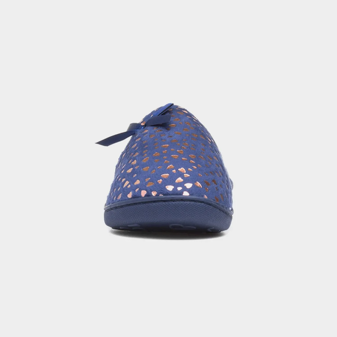 The Slipper Company Clara Womens Navy Mule Slipper