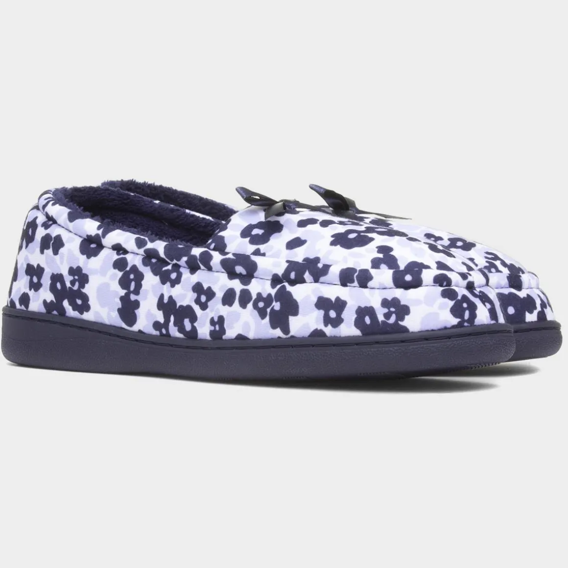 The Slipper Company Colette Womens Navy Moccasin